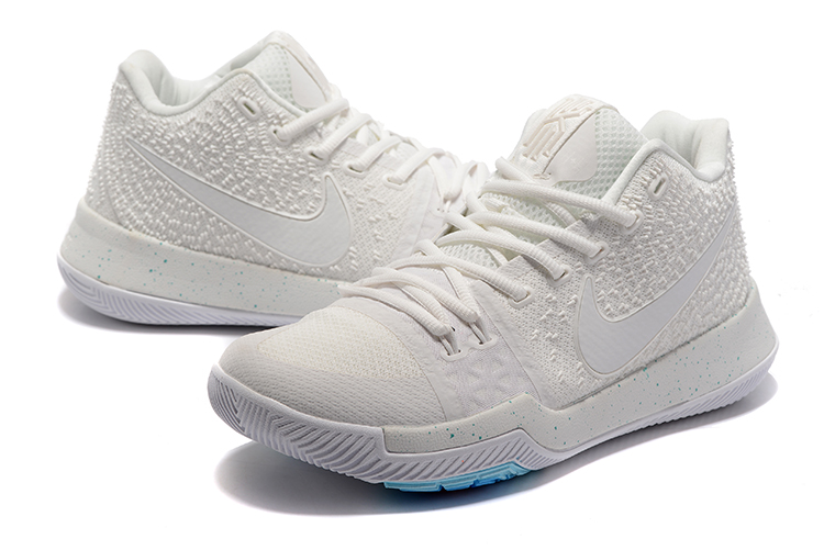 2020 Nike Kyrie 3 Summer White Blue Basketball Shoes